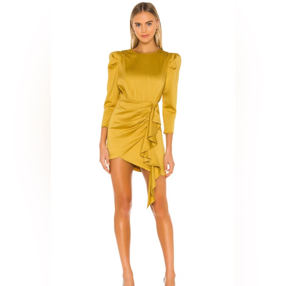 NBD Pandora Dress - Mustard Yellow